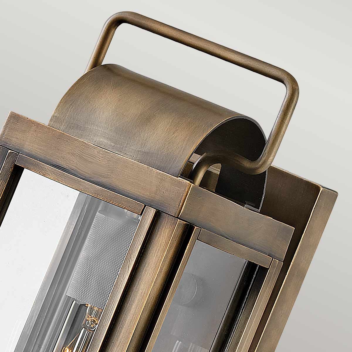 Hinkley Sag Harbor Single Small Wall Lantern - Painted Burnished Bronze