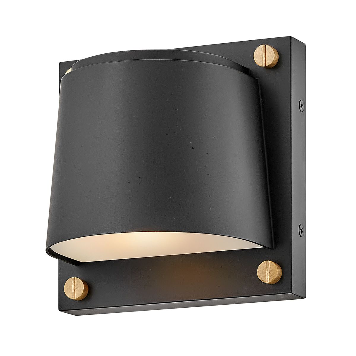 Hinkley Scout 1 Light Small Wall Light - Black