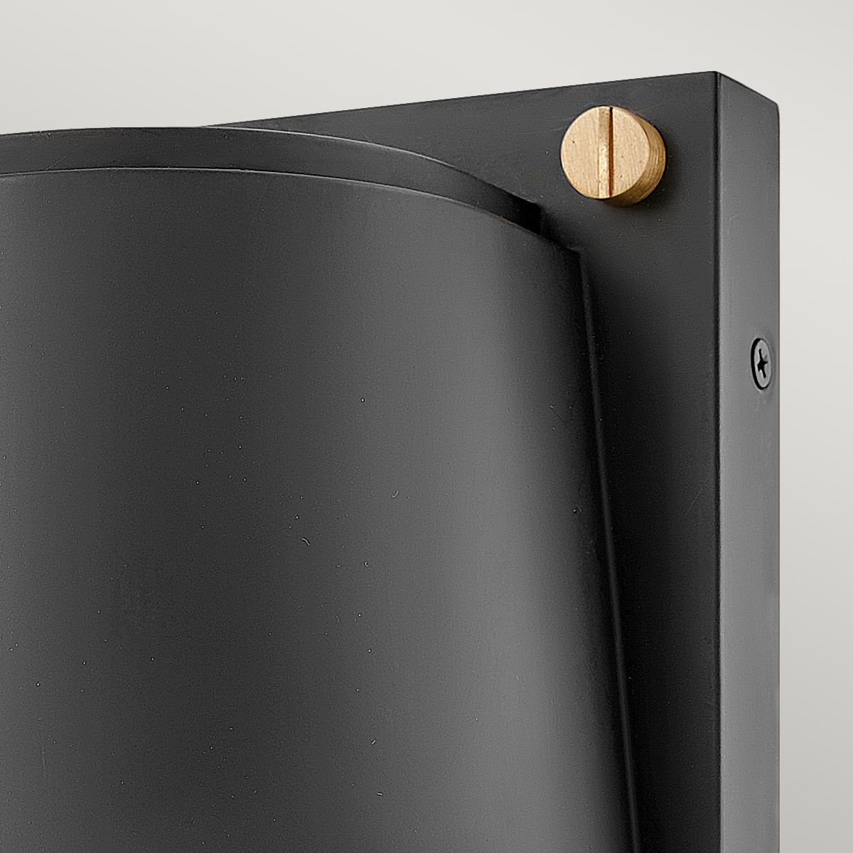 Hinkley Scout 1 Light Small Wall Light - Black