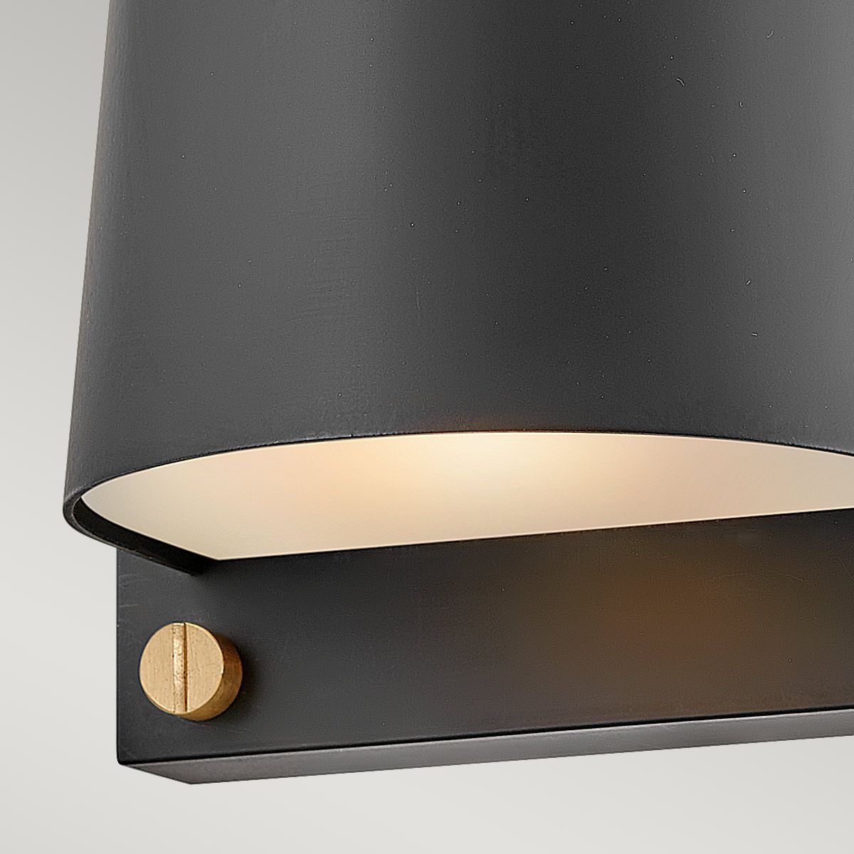 Hinkley Scout 1 Light Small Wall Light - Black