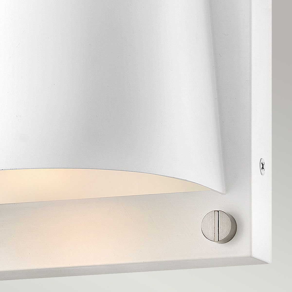 Hinkley Scout 1 Light Small Wall Light - Satin White