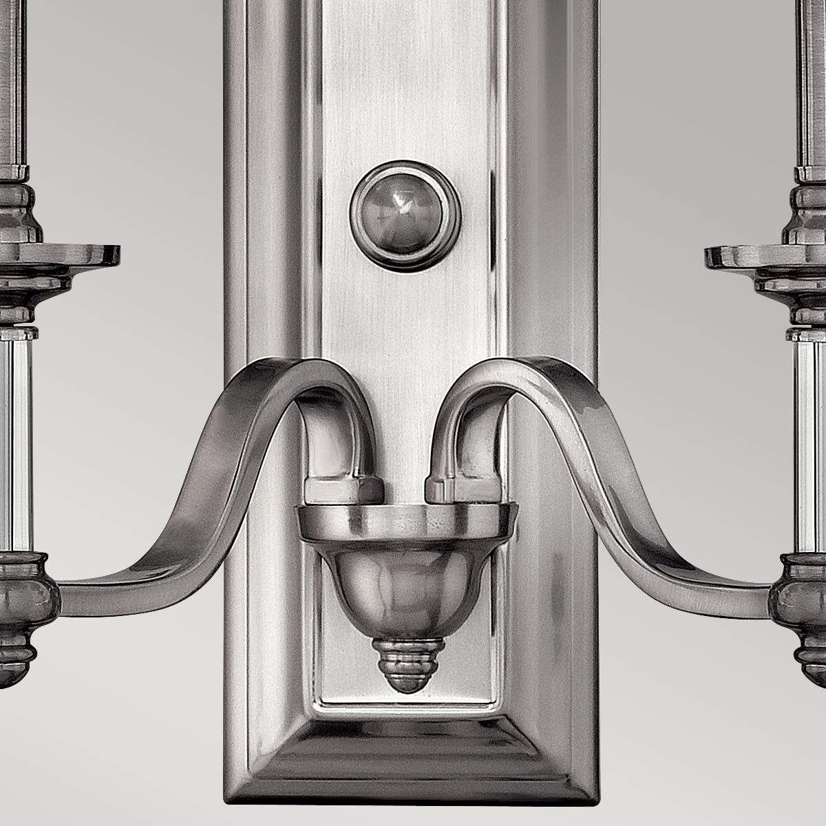 Hinkley Sussex 2 Light Wall Light - Brushed Nickel