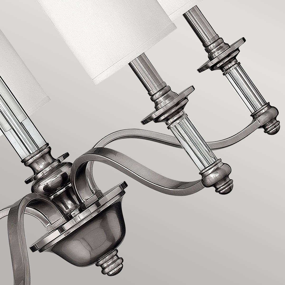 Hinkley Sussex 5 Light Chandelier - Brushed Nickel