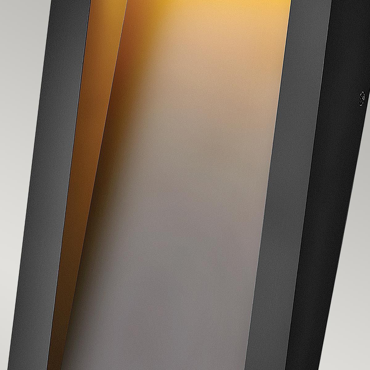 Hinkley Taper LED Wall Lantern 380mm - Textured Black