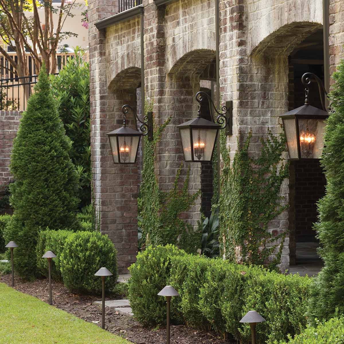 Hinkley Trellis 4 Light Large Wall Lantern - Regency Bronze