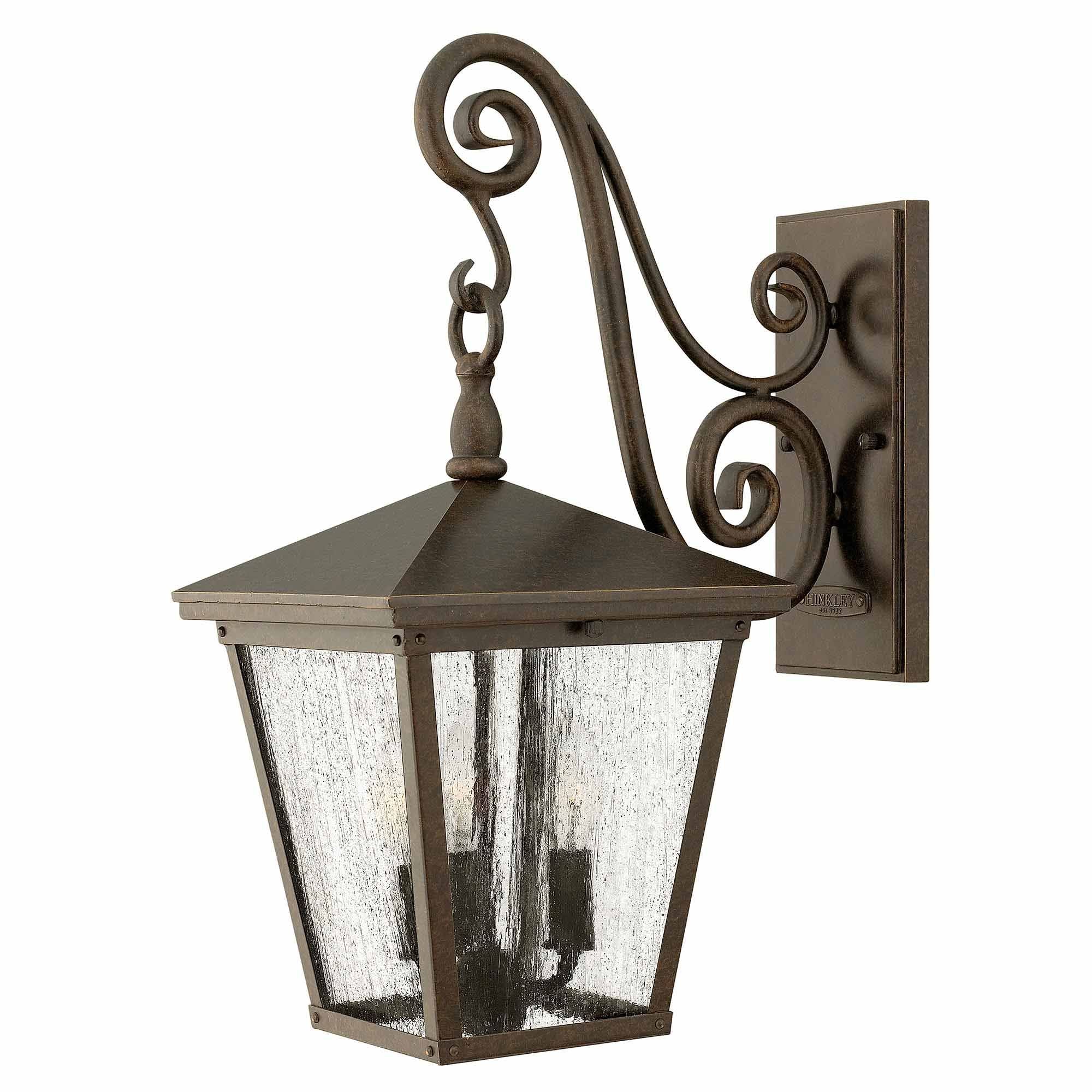 Hinkley Trellis 3 Light Medium Wall Lantern - Regency Bronze
