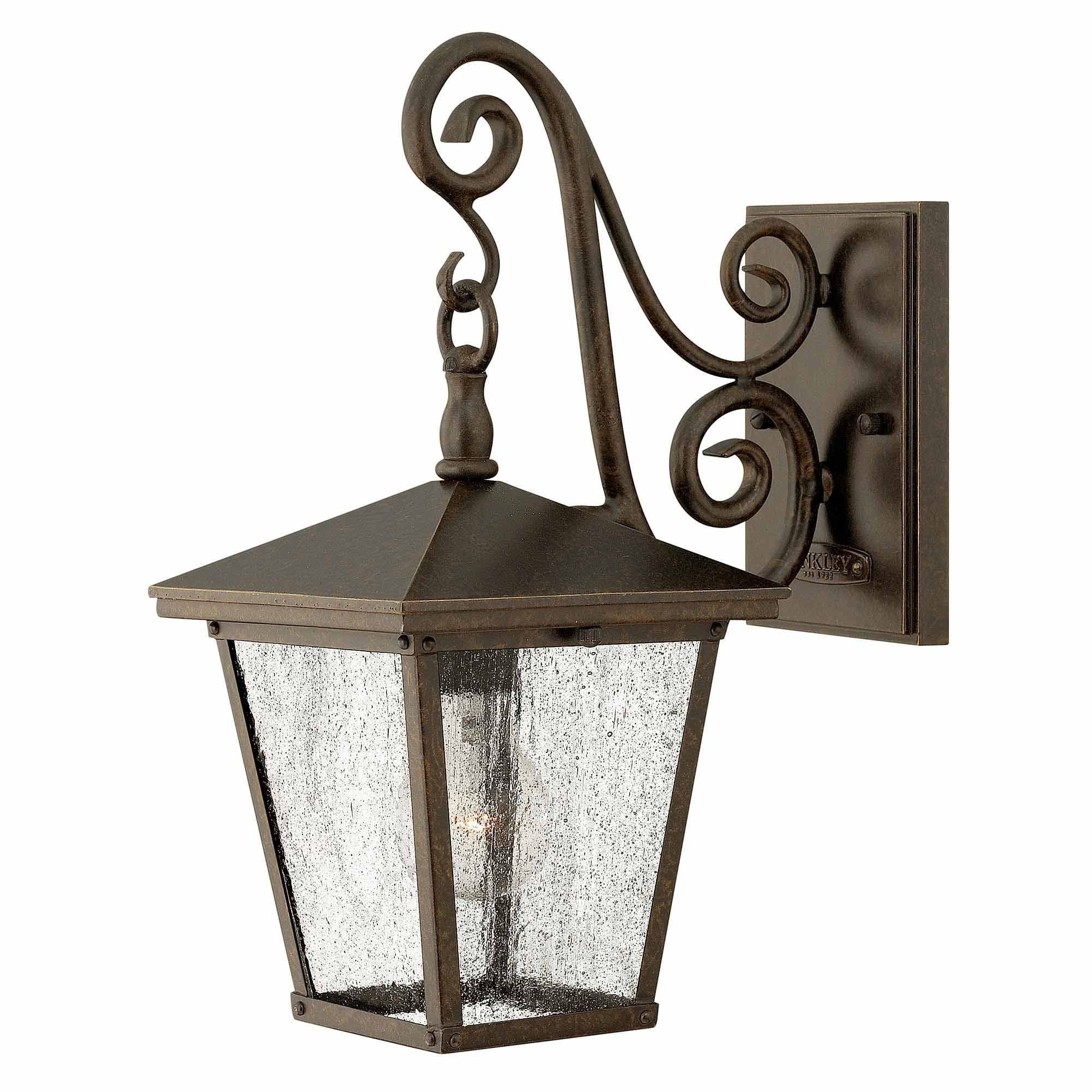 Hinkley Trellis Single Small Wall Lantern - Regency Bronze