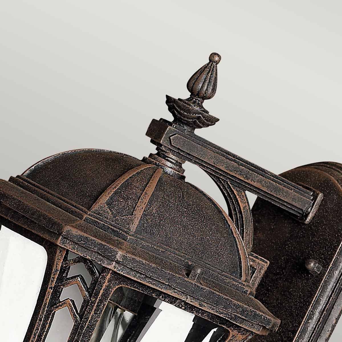 Hinkley Wabash Single Small Wall Lantern - Mocha