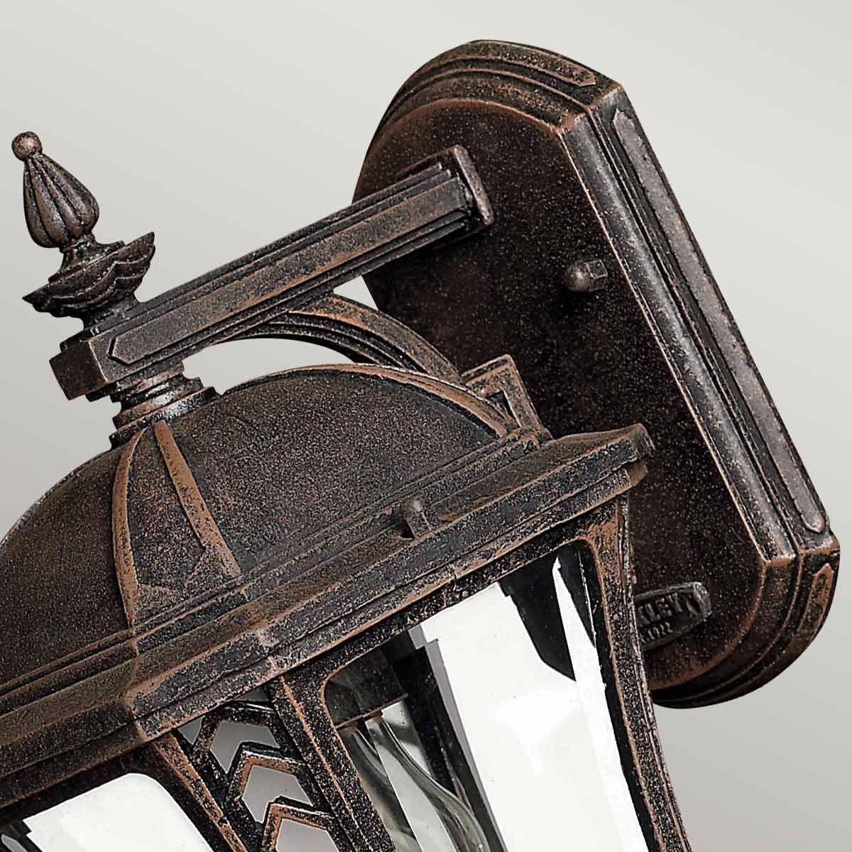 Hinkley Wabash Single Small Wall Lantern - Mocha