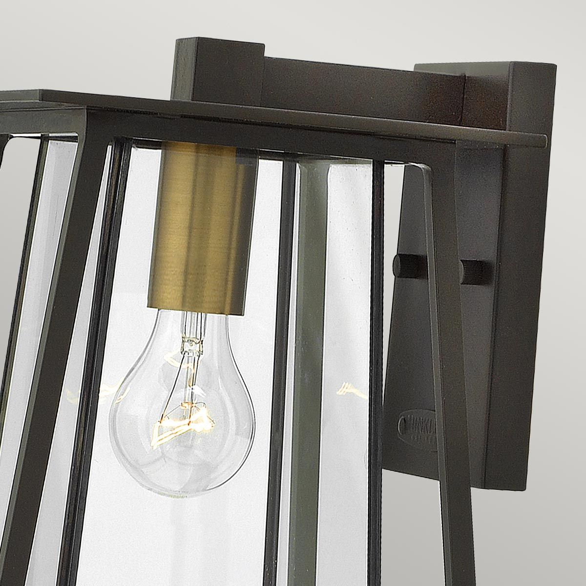 Hinkley Walker Single Medium Wall Lantern - Buckeye Bronze