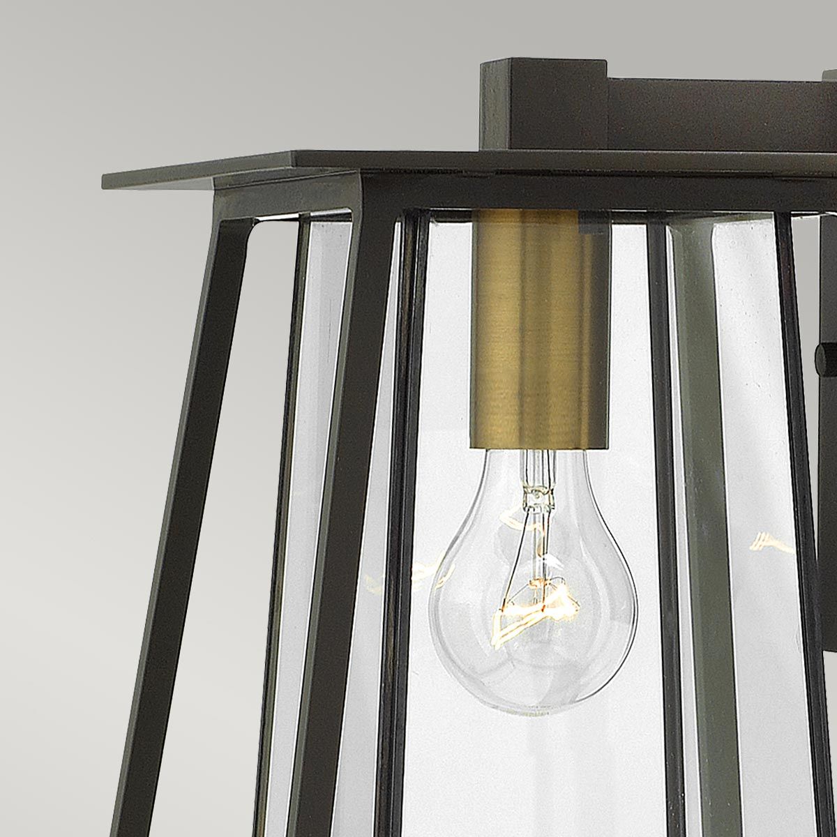 Hinkley Walker Single Medium Wall Lantern - Buckeye Bronze