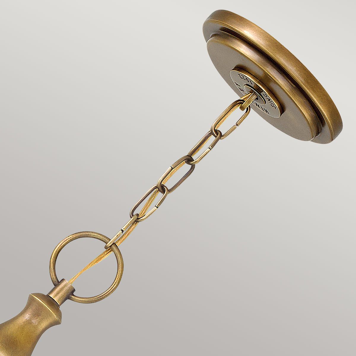 Hinkley Wexley 3 Light Pendant - Heritage Brass
