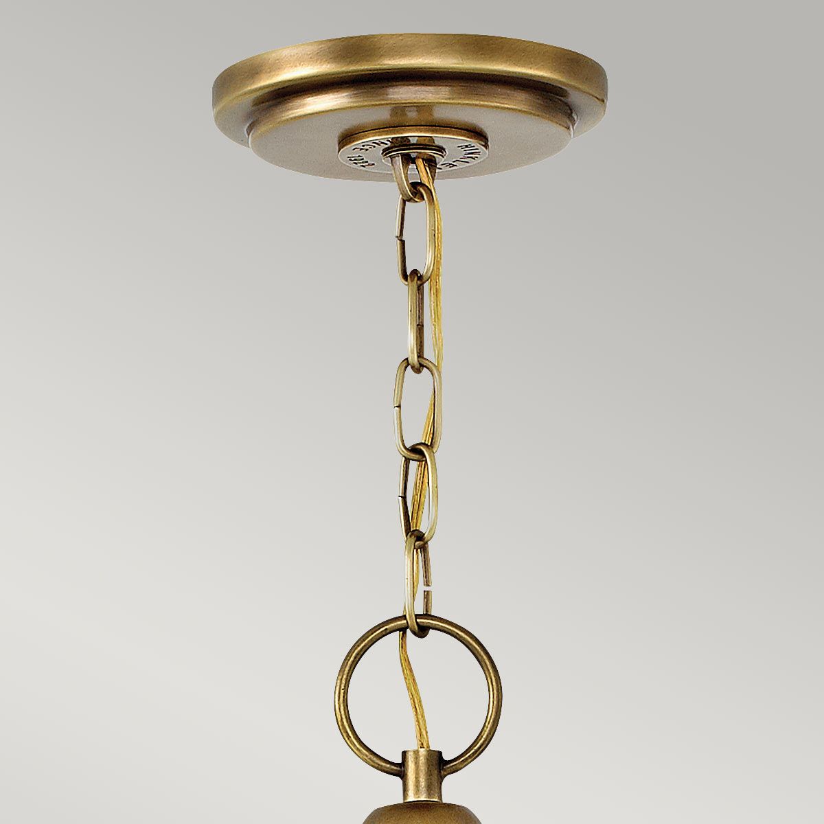 Hinkley Wexley 5 Light Pendant - Heritage Brass