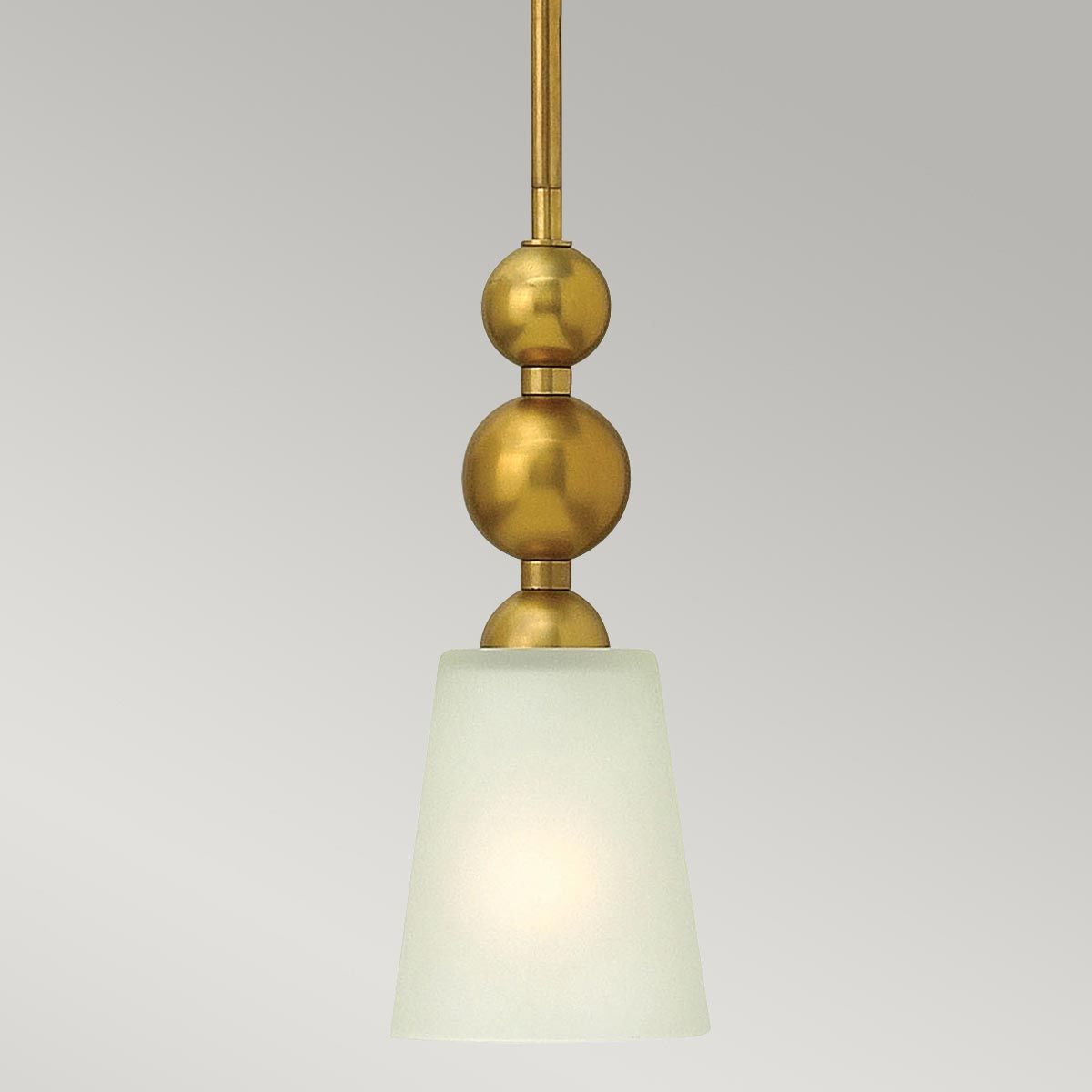 Hinkley Zelda Single Mini Pendant - Vintage Brass
