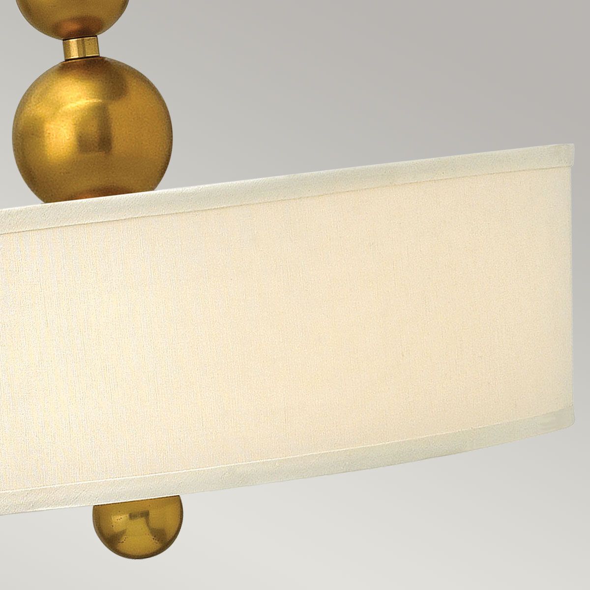 Hinkley Zelda 3 Light Pendant - Vintage Brass