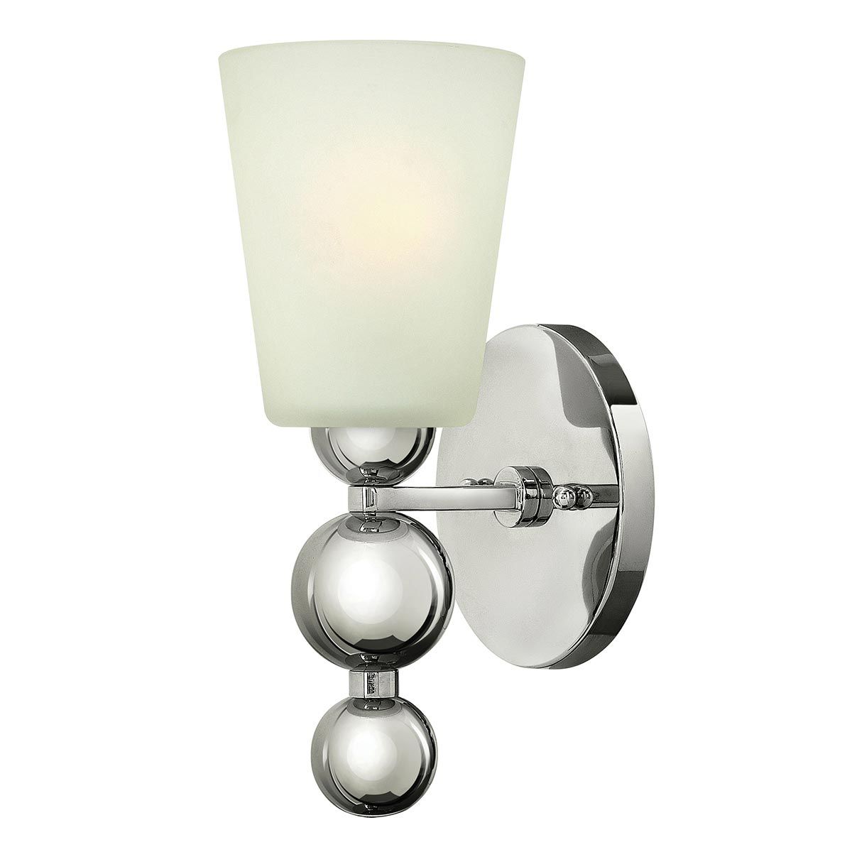Hinkley Zelda Single Wall Light - Polished Nickel