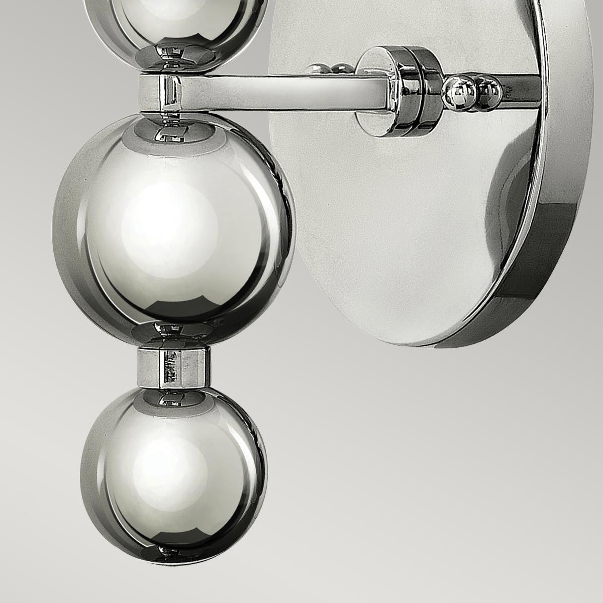 Hinkley Zelda Single Wall Light - Polished Nickel