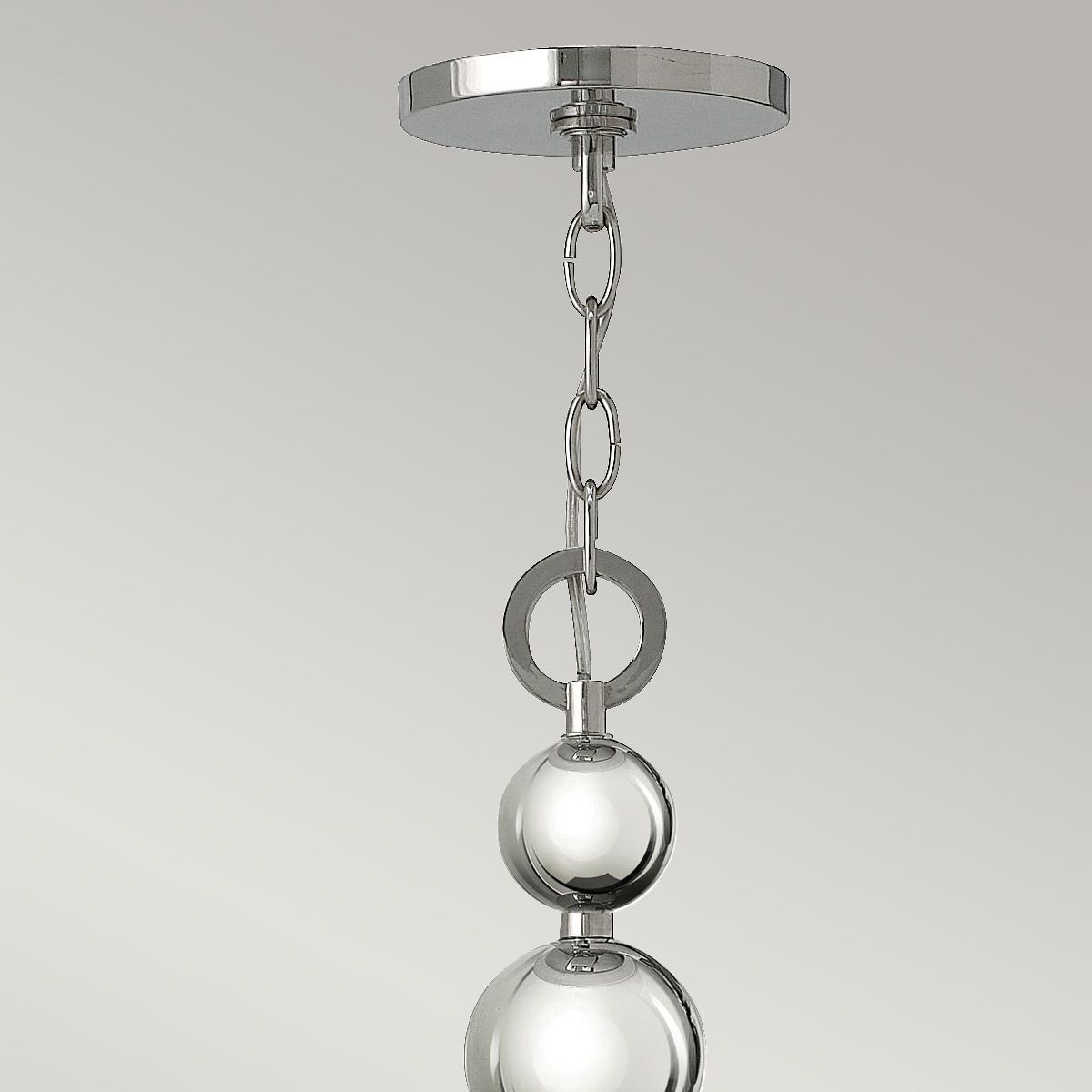 Hinkley Zelda 8 Light Chandelier - Polished Nickel