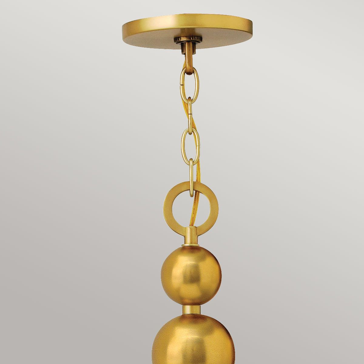 Hinkley Zelda 8 Light Chandelier - Vintage Brass