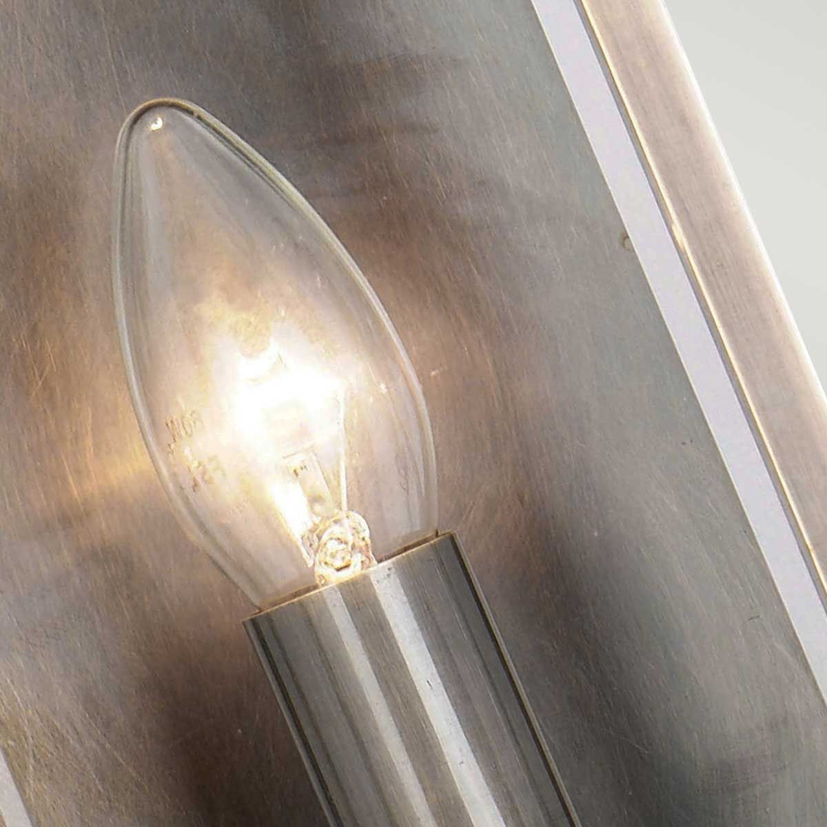 Elstead Holborn Single Small Half Lantern - Dark Bronze