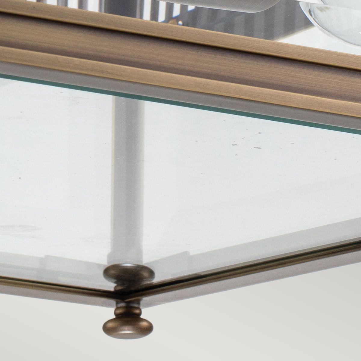 Elstead Holborn 2 Light Flush - Dark Bronze
