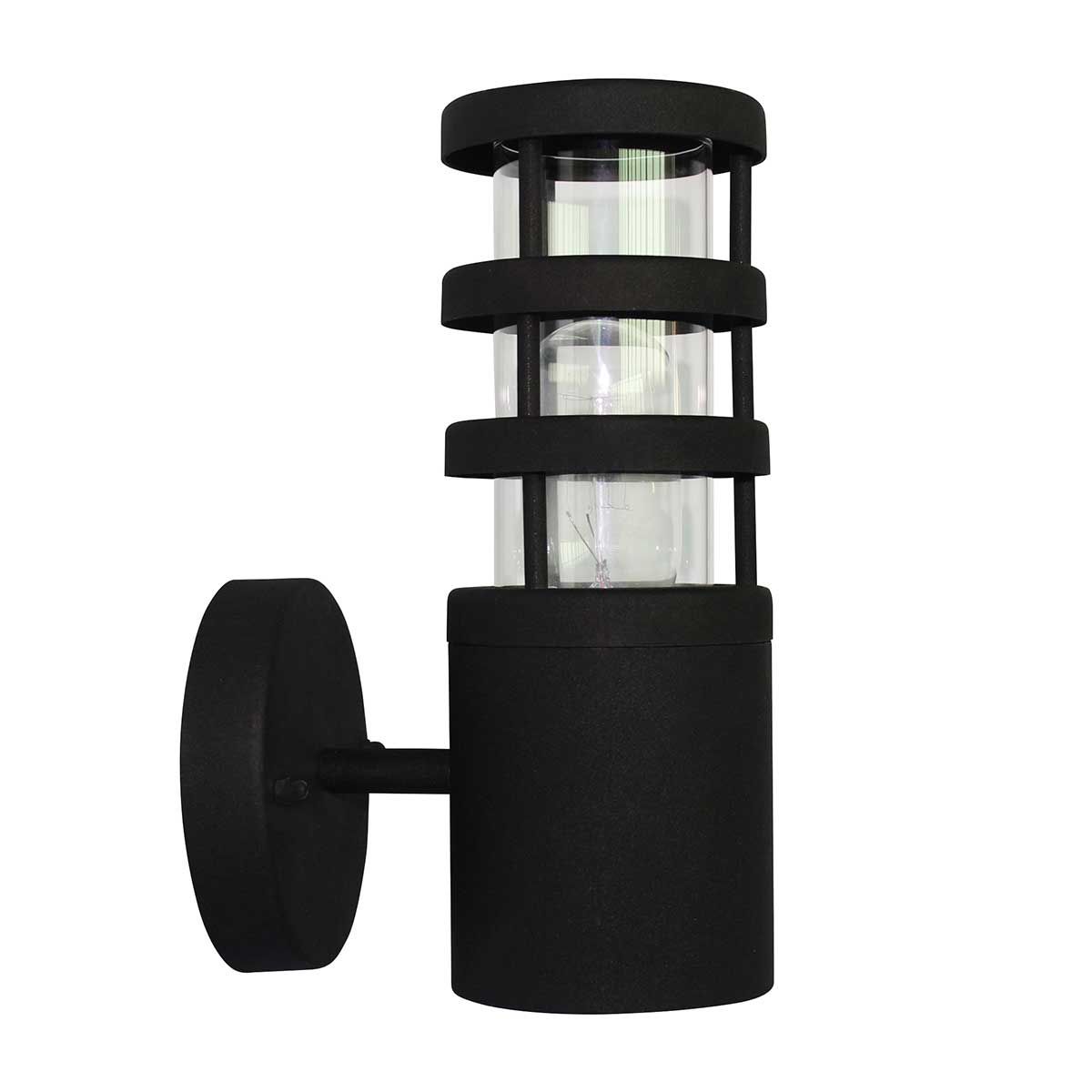 Elstead Hornbaek Single Wall Lantern - Black