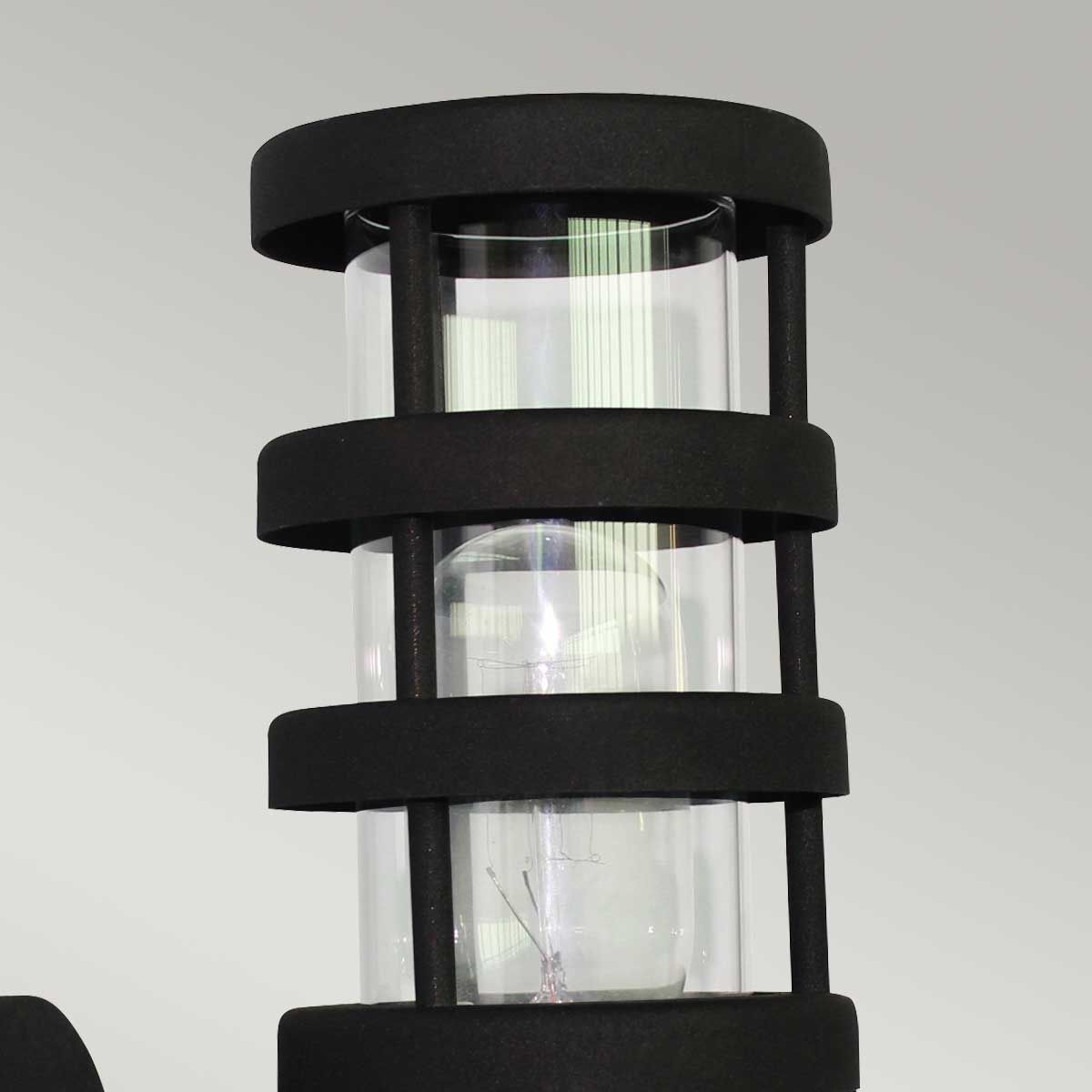 Elstead Hornbaek Single Wall Lantern - Black