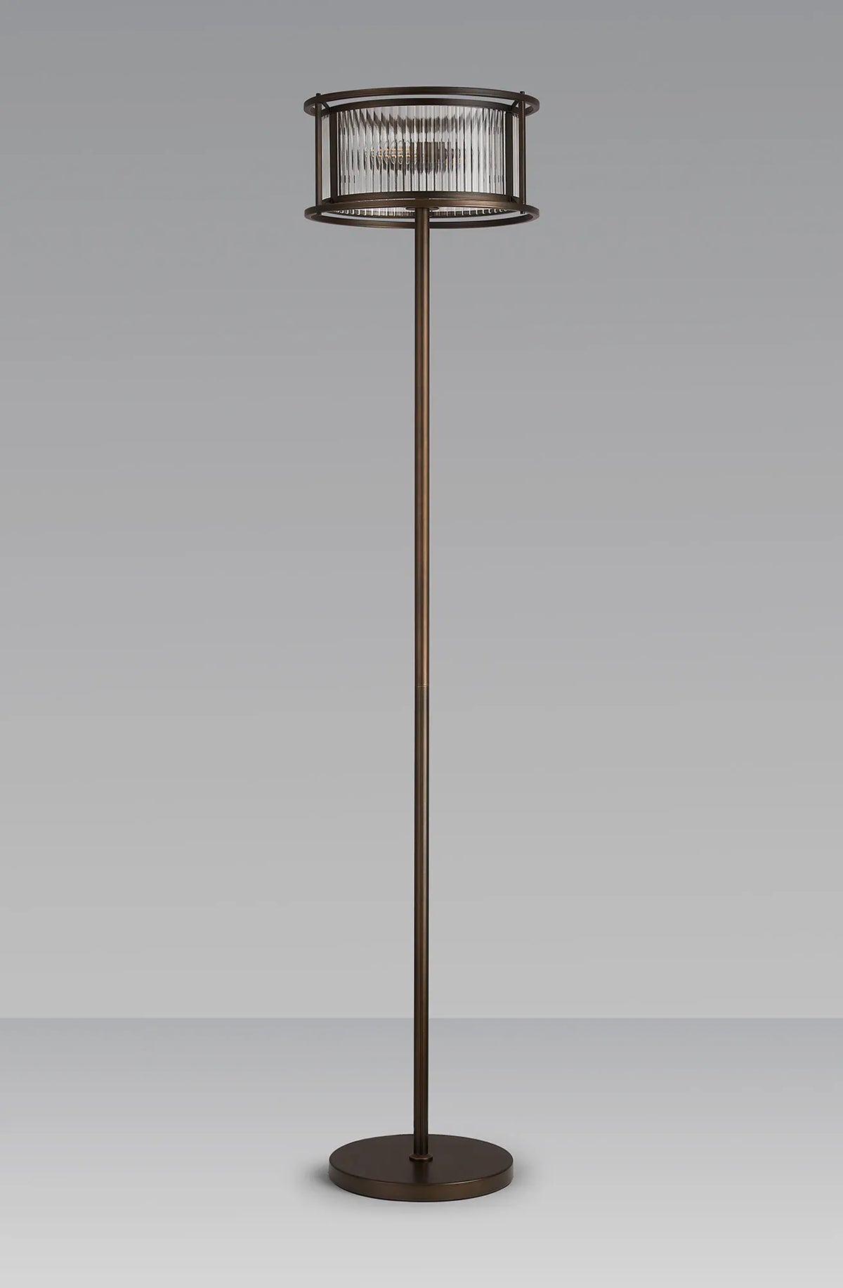 Fabula Jennifer Floor Lamp – 35 cm – Bronze & Clear Glass