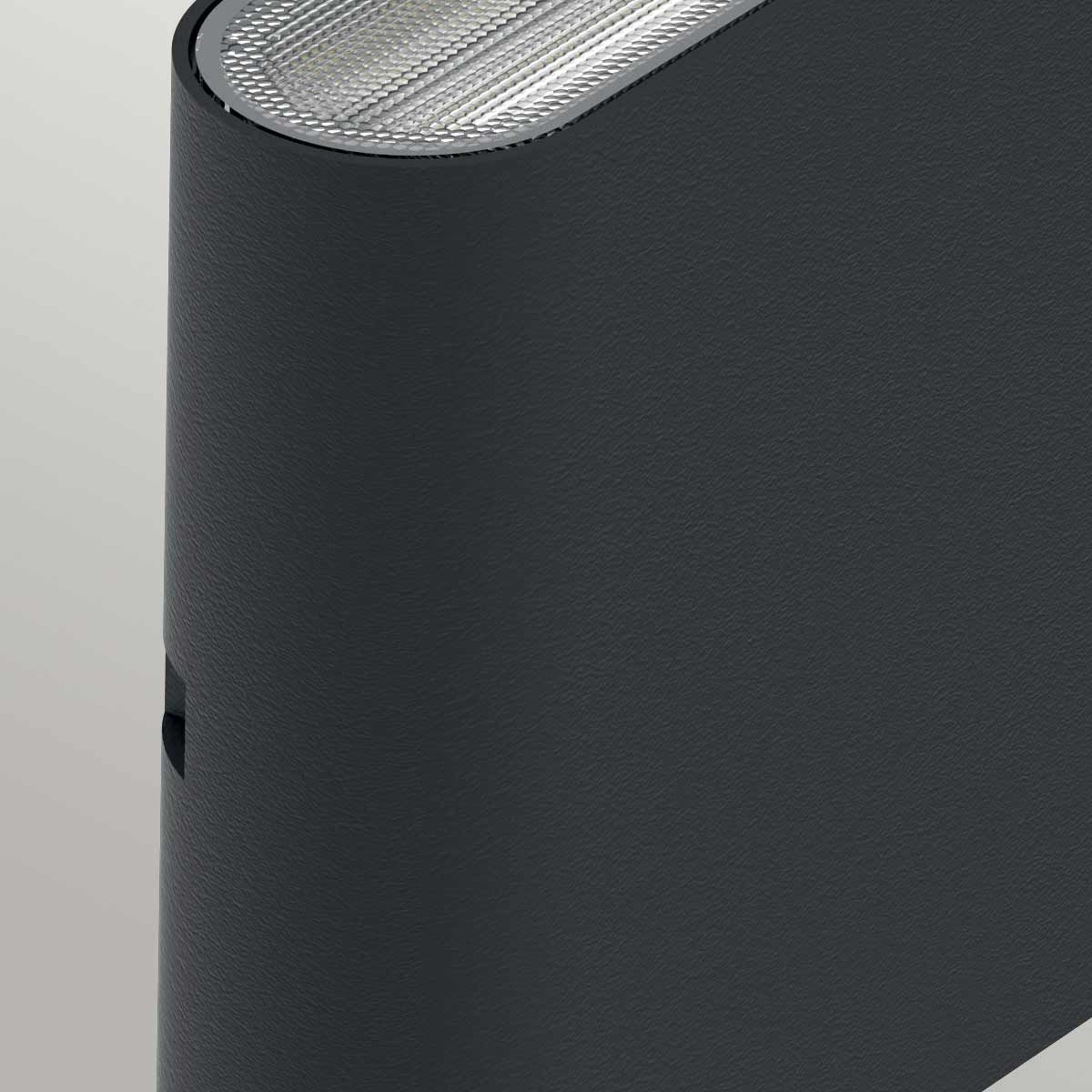 Elstead Jens Small LED Up & Down Wall Light - Black
