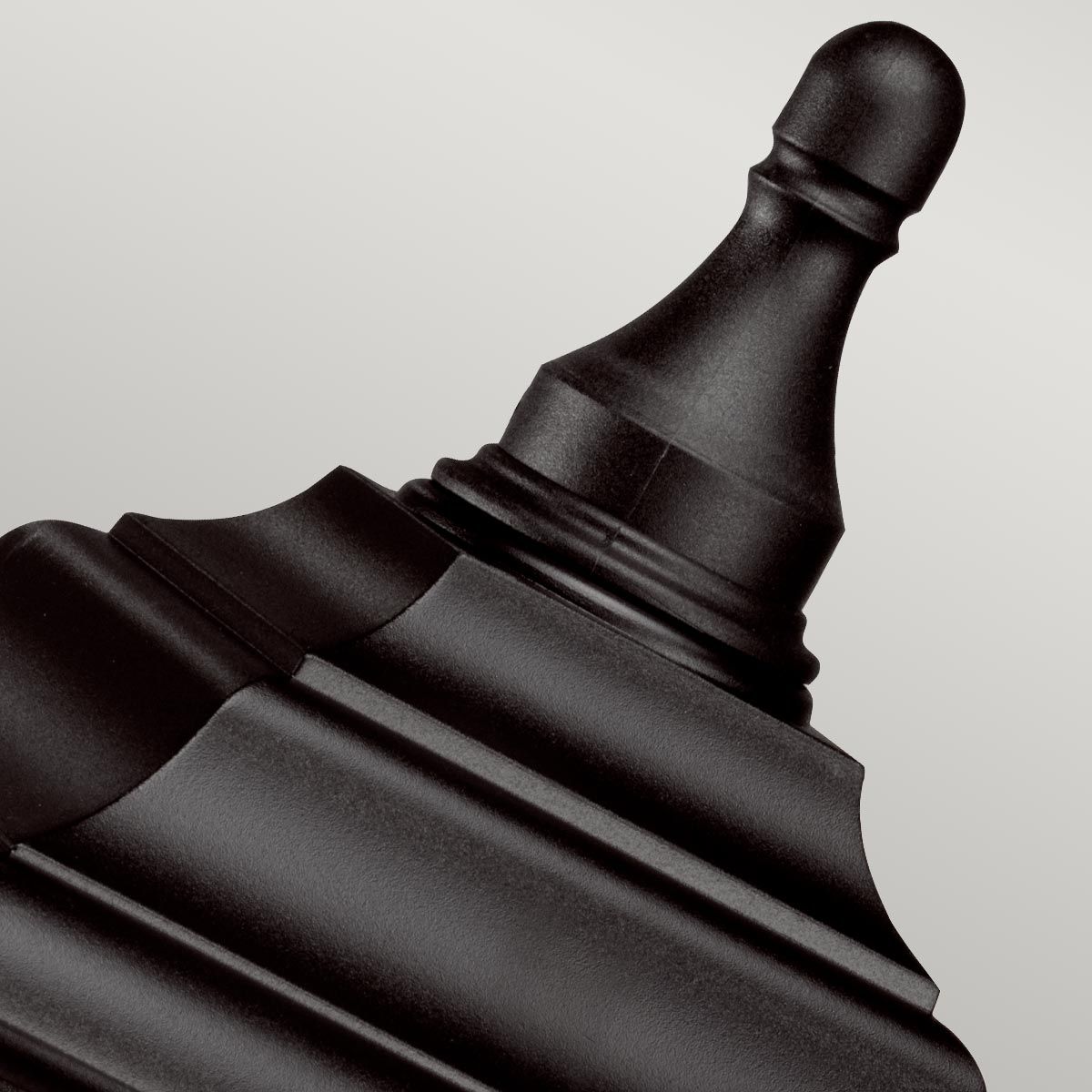 Elstead Kerry Single Pedestal/Porch - Black