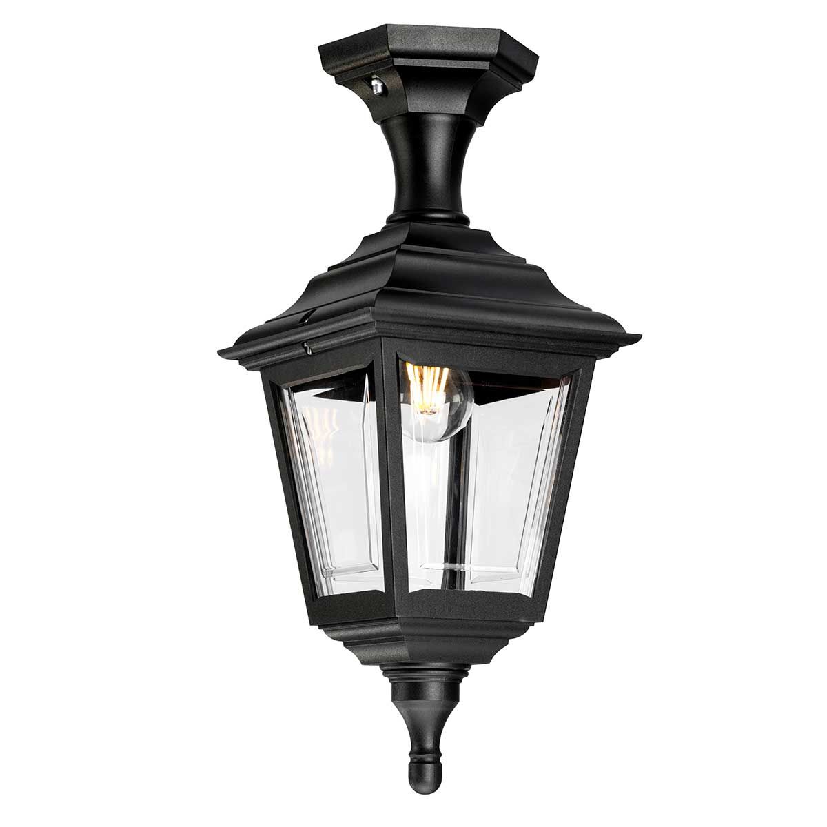 Elstead Kerry Single Pedestal/Porch - Black