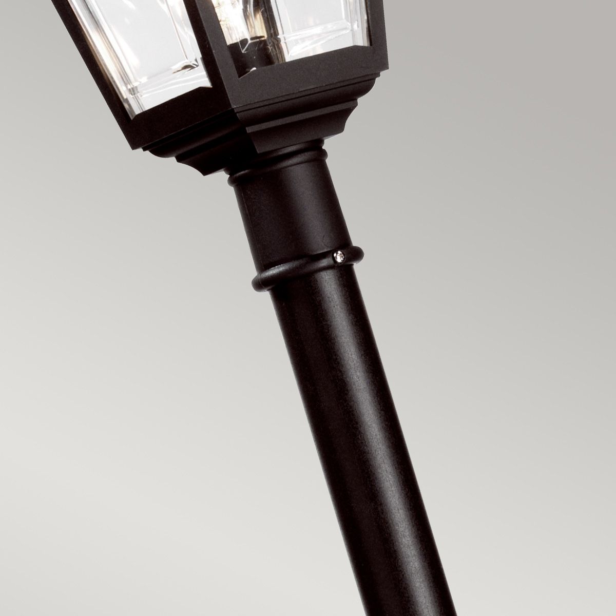 Elstead Kerry Single Lamp Post - Black