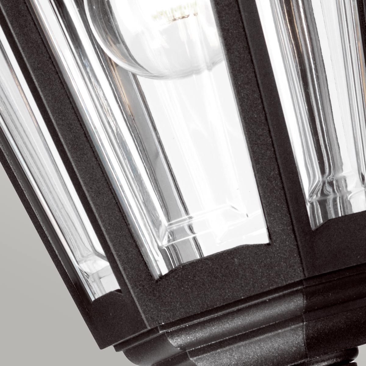 Elstead Kinsale Single Chain Lantern - Black