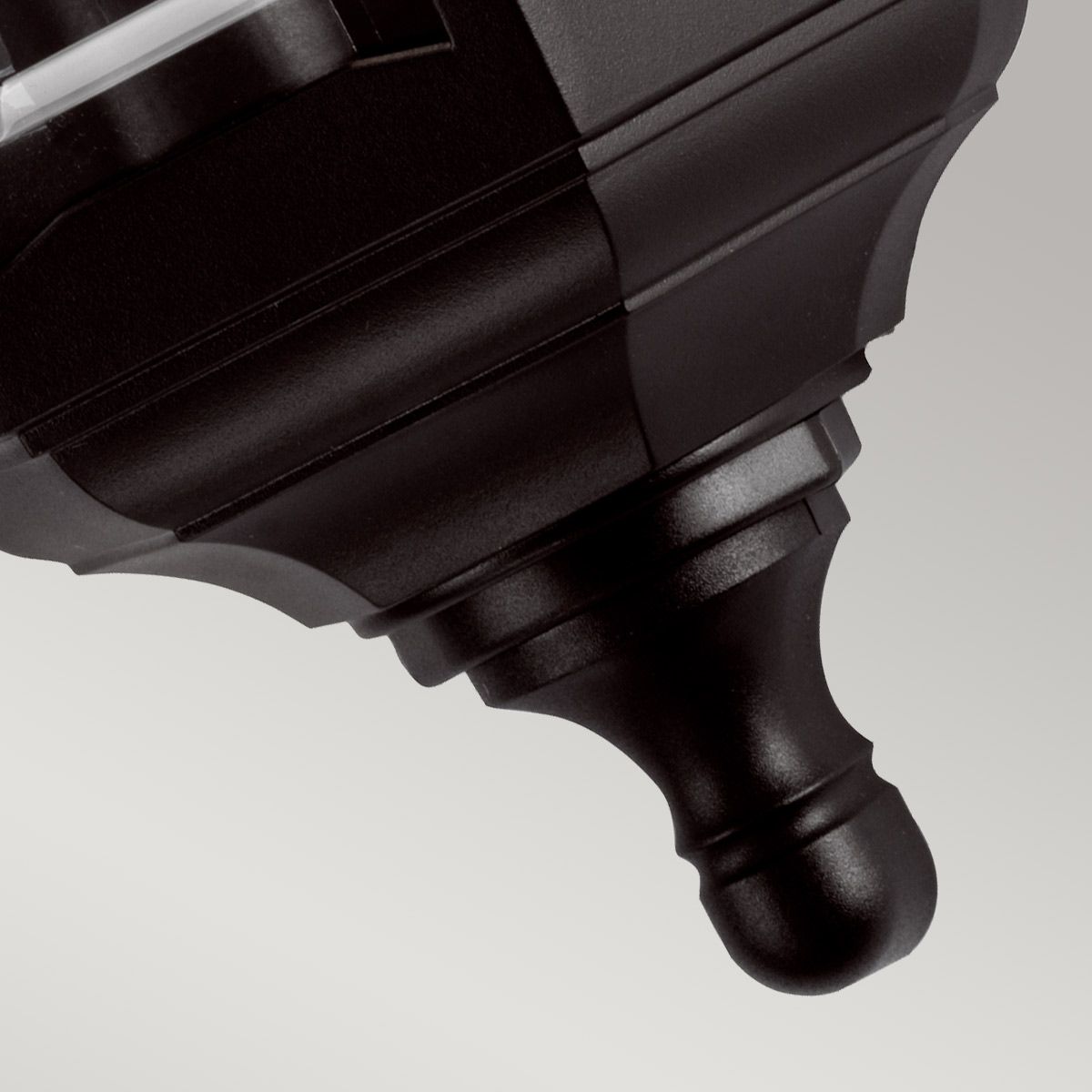 Elstead Kinsale Single Flush Lantern - Black