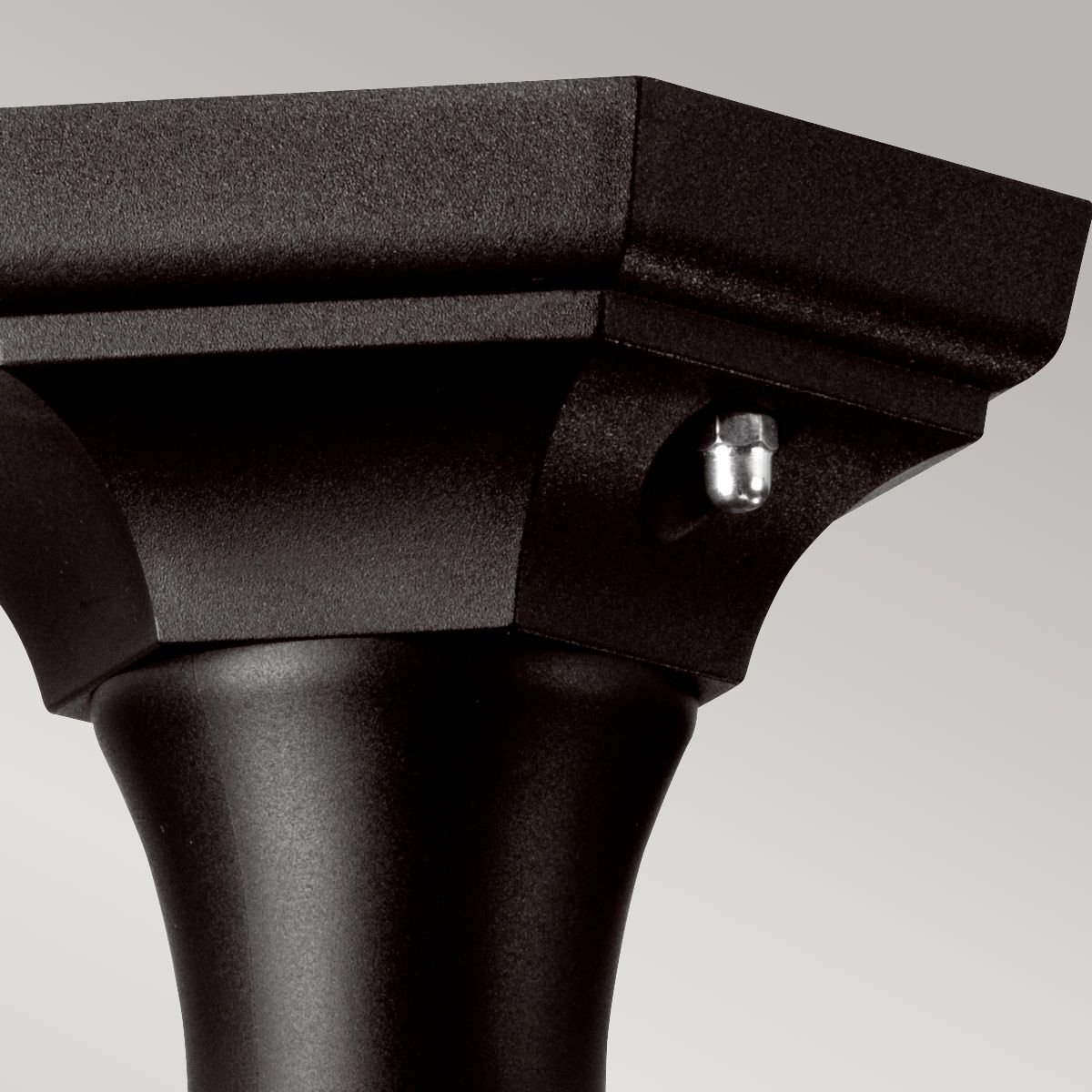 Elstead Kinsale Single Pedestal/Porch Lantern - Black