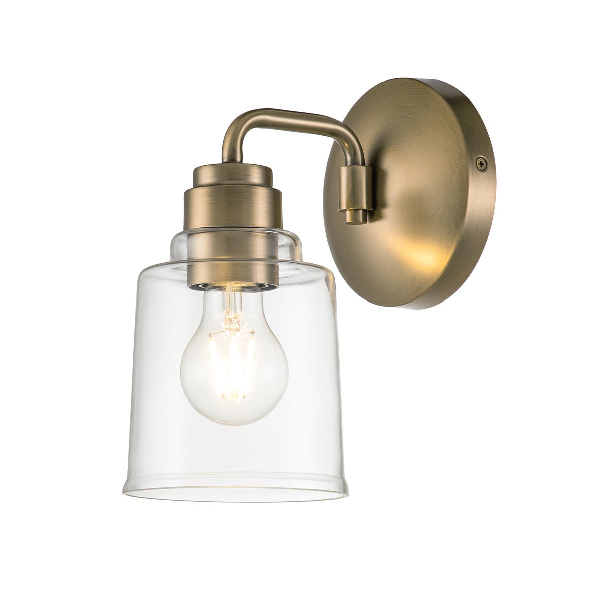 Kichler Aivian Single Wall Light - Weathered Brass