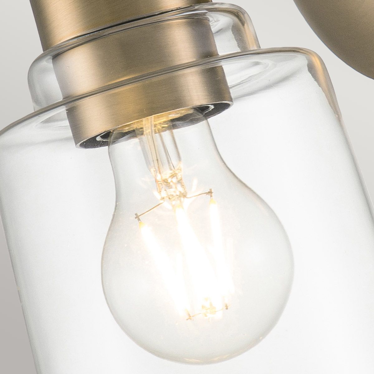 Kichler Aivian Single Wall Light - Weathered Brass
