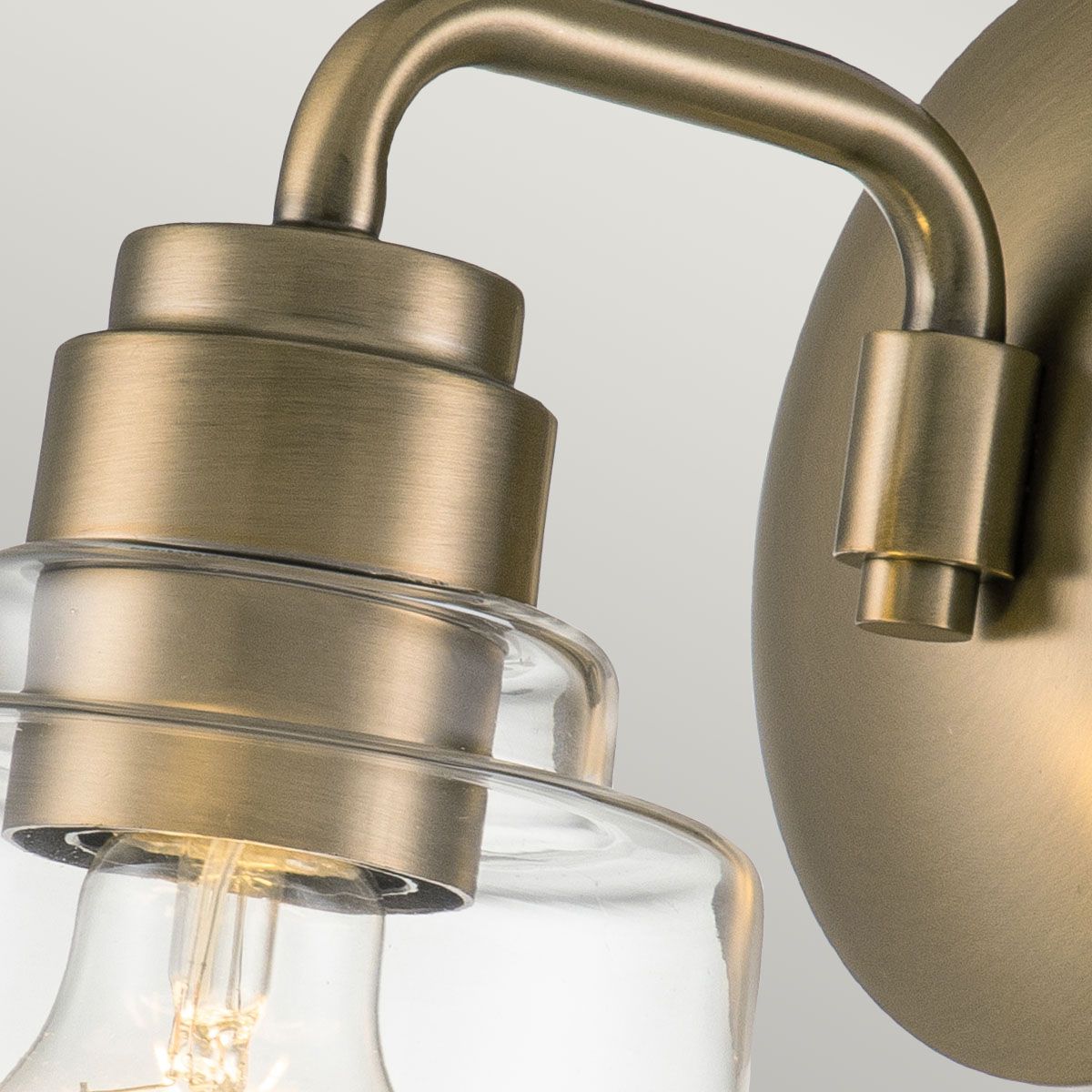 Kichler Aivian Single Wall Light - Weathered Brass