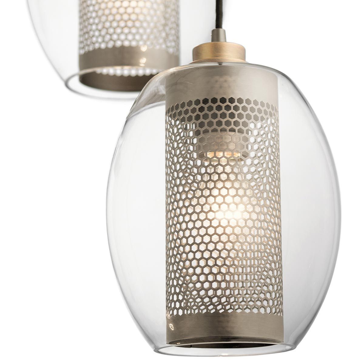 Kichler Asher Single Mini Pendant - Antique Pewter