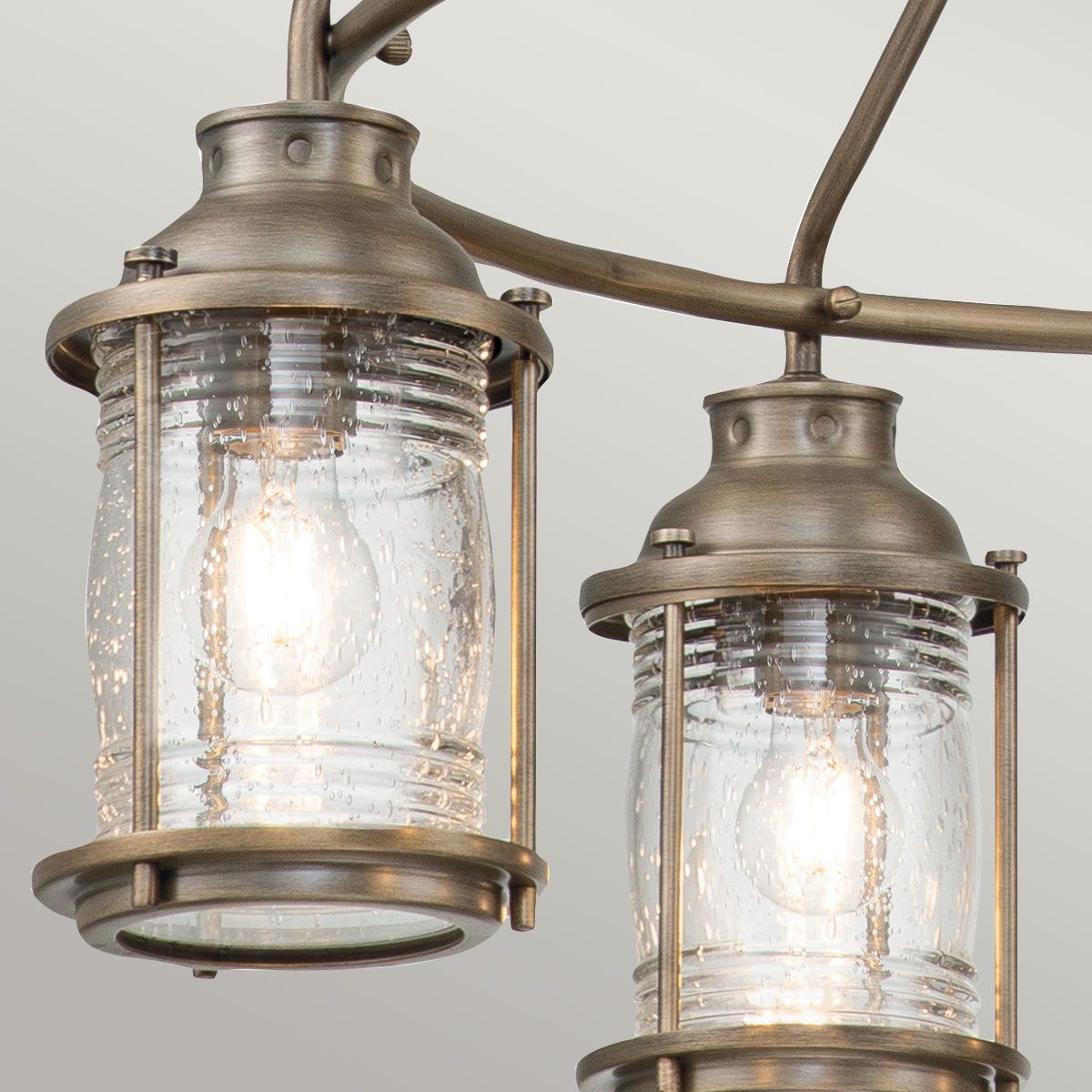 Kichler Ashland Bay 5 Light Outdoor Chandelier - Burnished Bronze