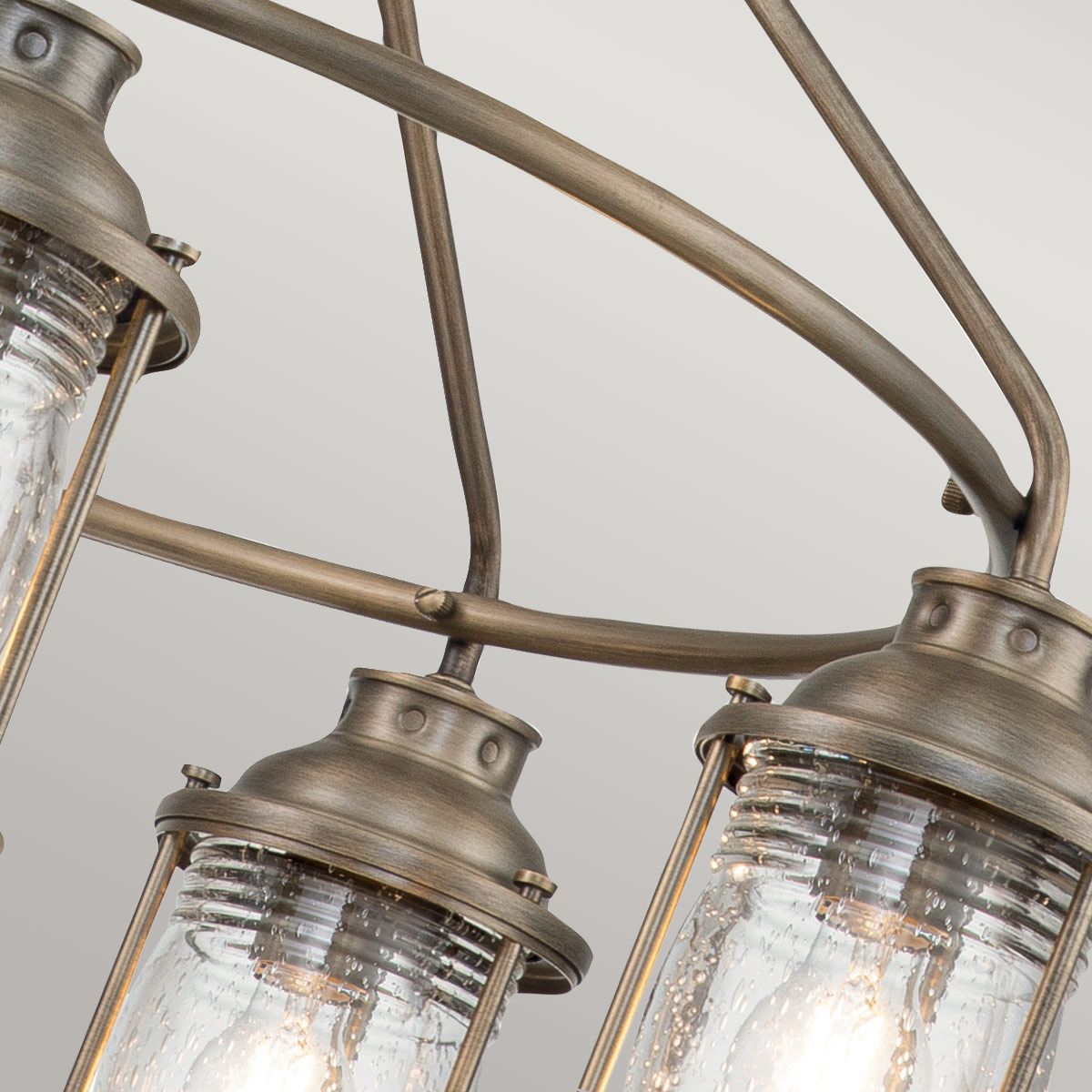 Kichler Ashland Bay 5 Light Outdoor Chandelier - Burnished Bronze