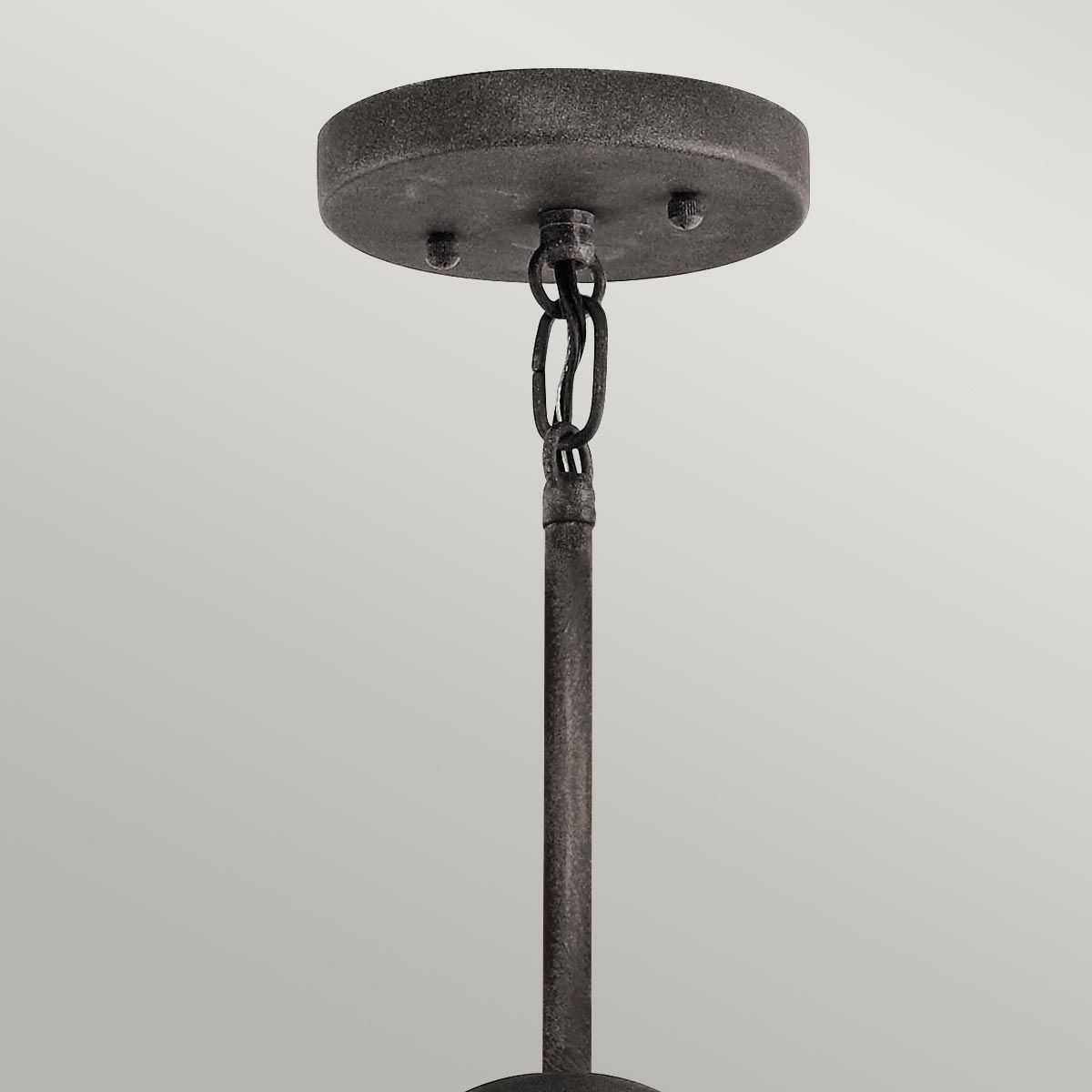 Kichler Ashland Bay 5 Light Outdoor Chandelier - Weathered Zinc