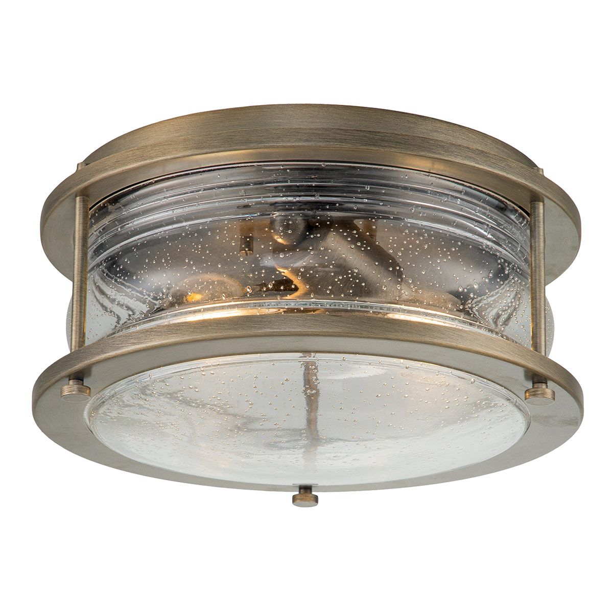 Kichler Ashland Bay 2 Light Outdoor Flush Fitting - Burnished Bronze