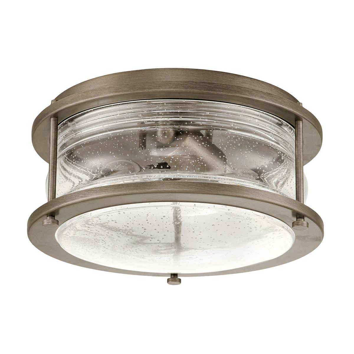 Kichler Ashland Bay 2 Light Outdoor Flush Fitting - Burnished Bronze