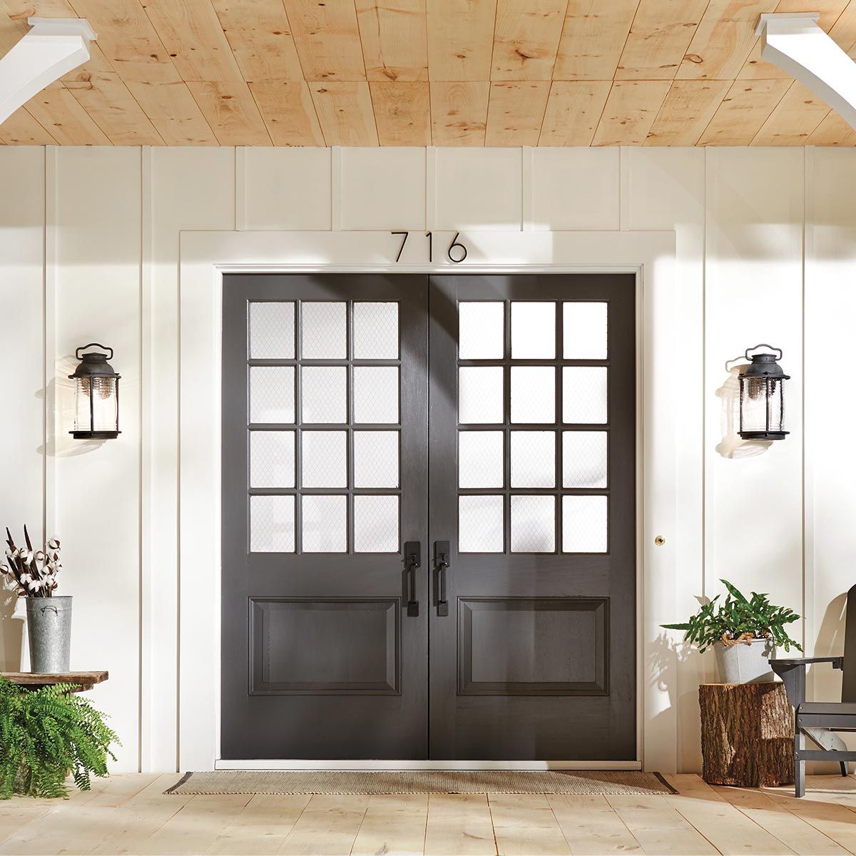 Kichler Ashland Bay Single Large Wall Lantern - Burnished Bronze