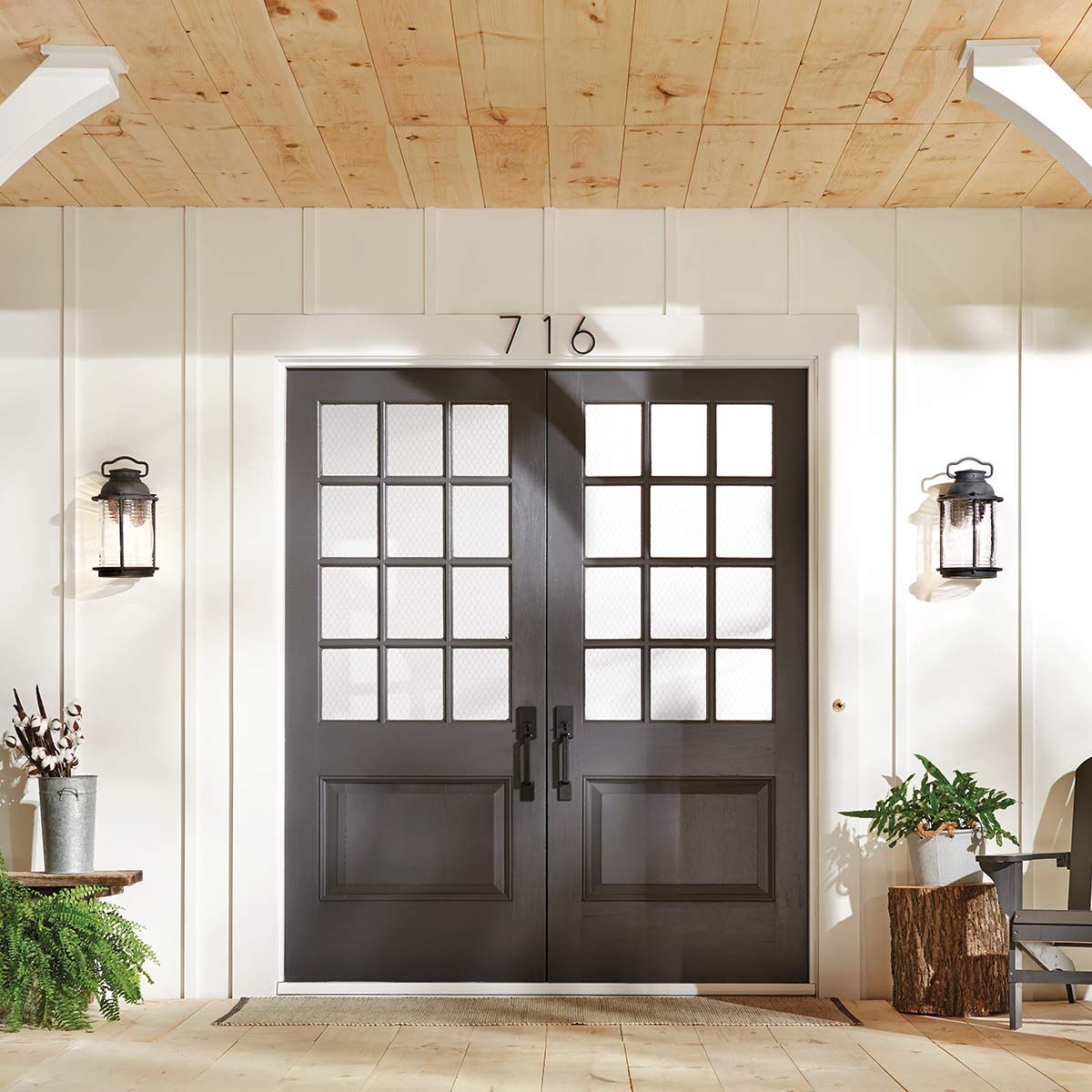 Kichler Ashland Bay Single Large Wall Lantern - Weathered Zinc