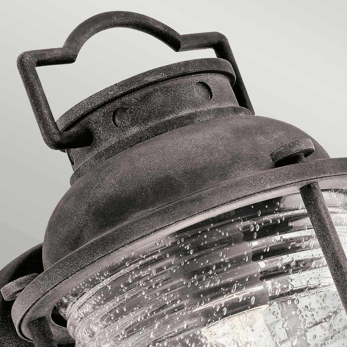 Kichler Ashland Bay Single Medium Wall Lantern - Weathered Zinc