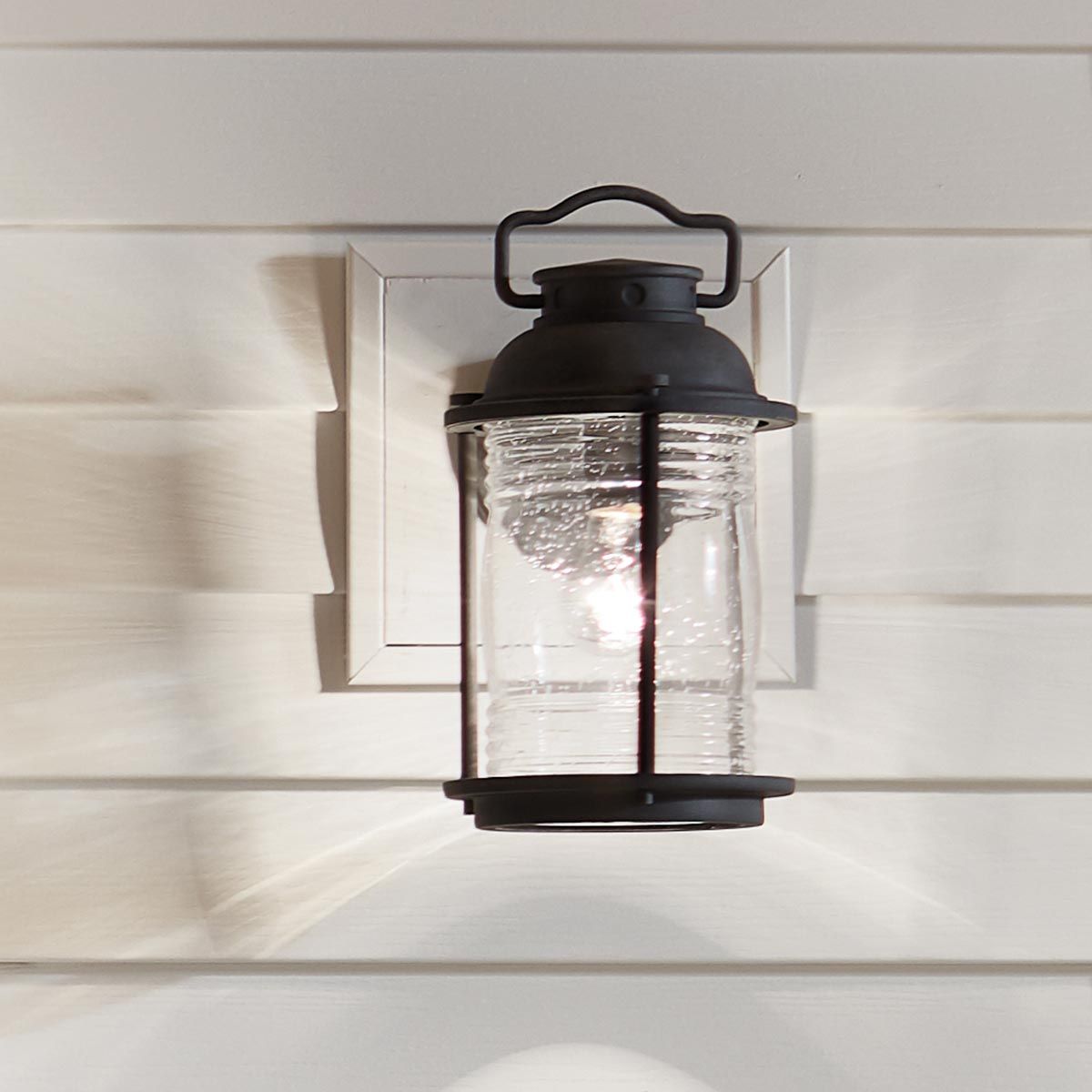 Kichler Ashland Bay Single Medium Wall Lantern - Weathered Zinc