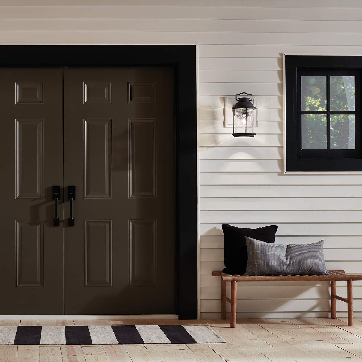 Kichler Ashland Bay Single Medium Wall Lantern - Weathered Zinc
