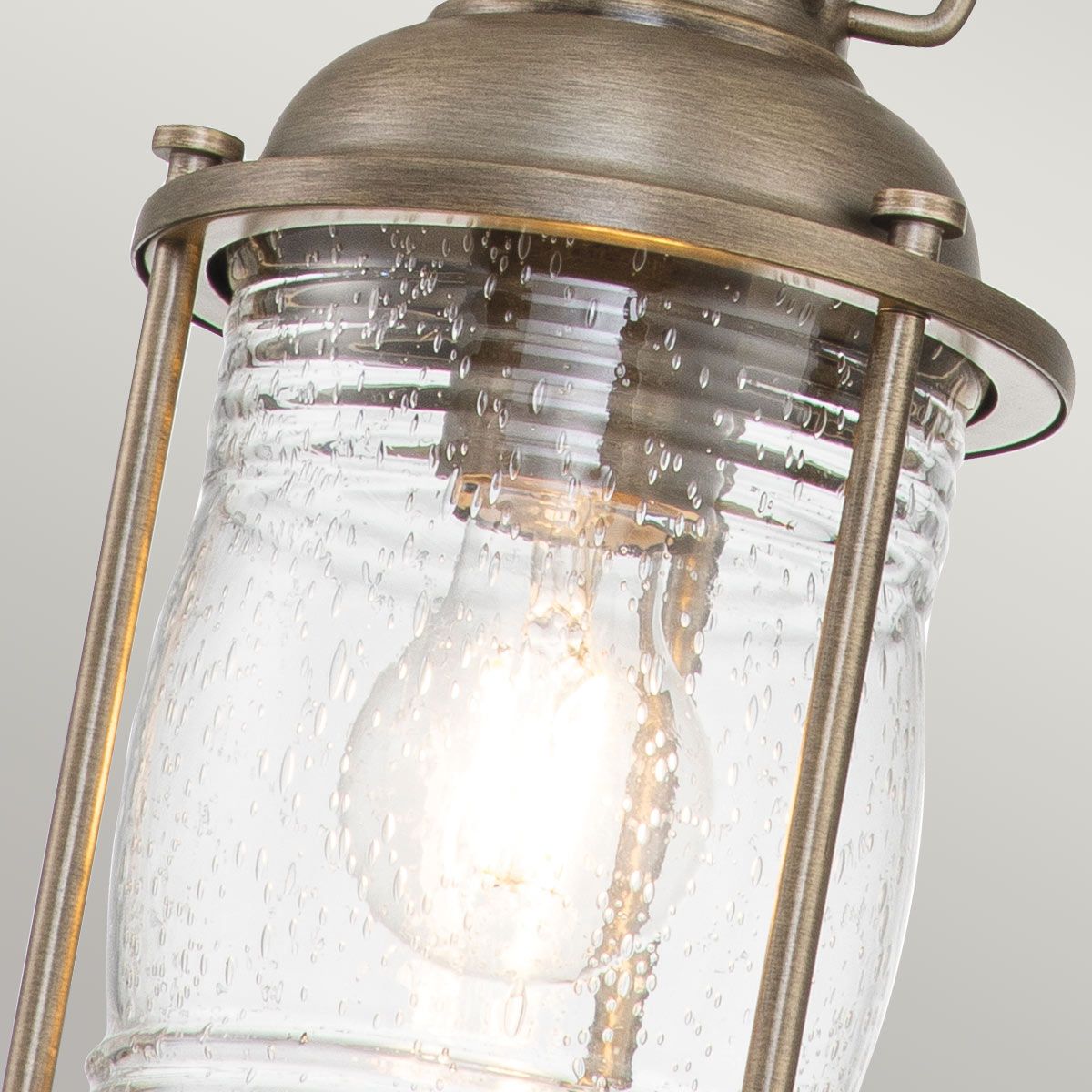 Kichler Ashland Bay Single Small Chain Lantern - Burnished Bronze